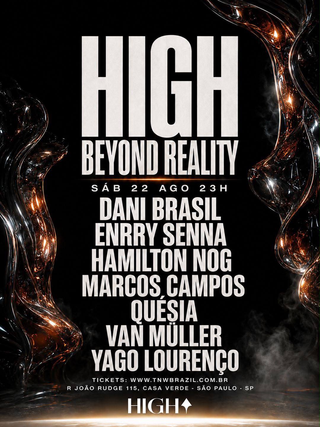 Flyer High Beyond Reality — High Club